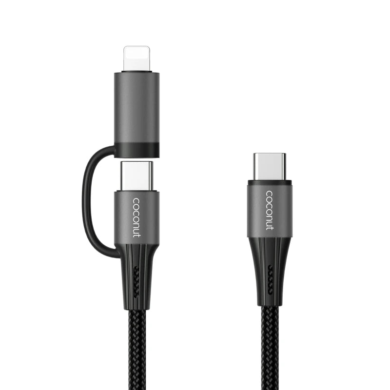1M C19 2-in-1 Fast Charging Cable for Multiple Devices