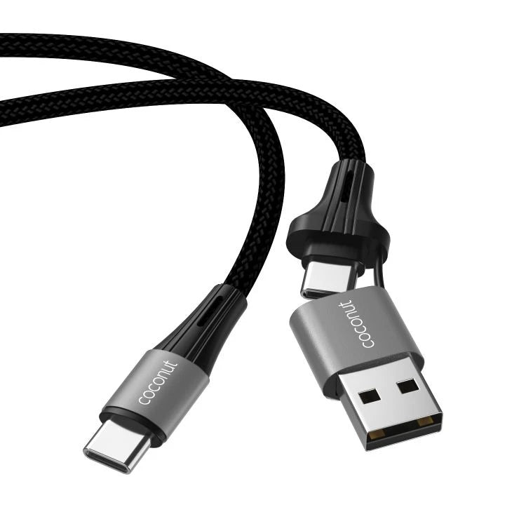 C20 USB C/A to USB C 100W Cable - 1M