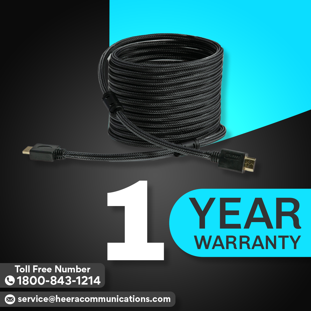 HDMI 1.4 Cable, High-Speed for HD video and audio transfer