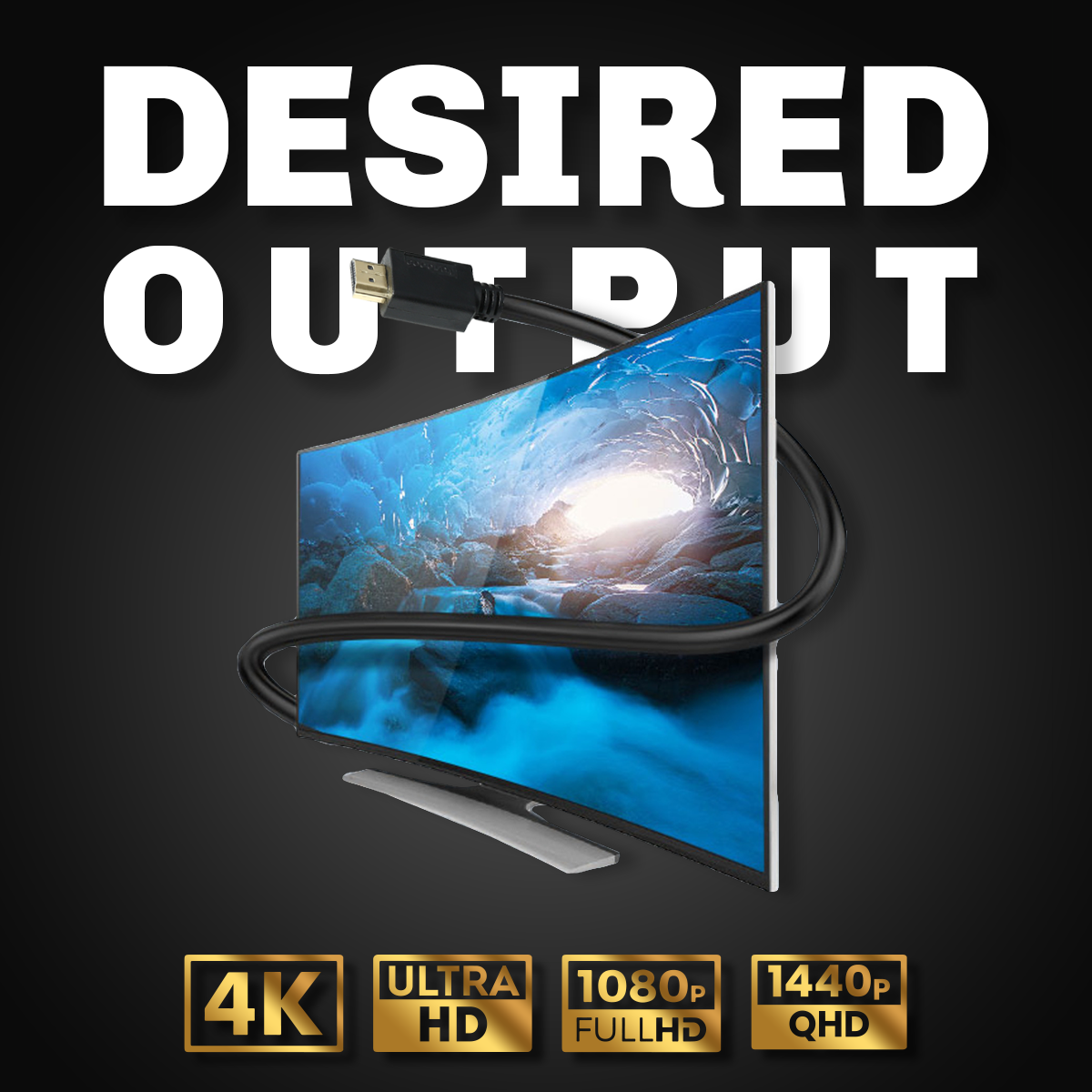 HDMI 1.4 Cable, High-Speed for HD video and audio transfer