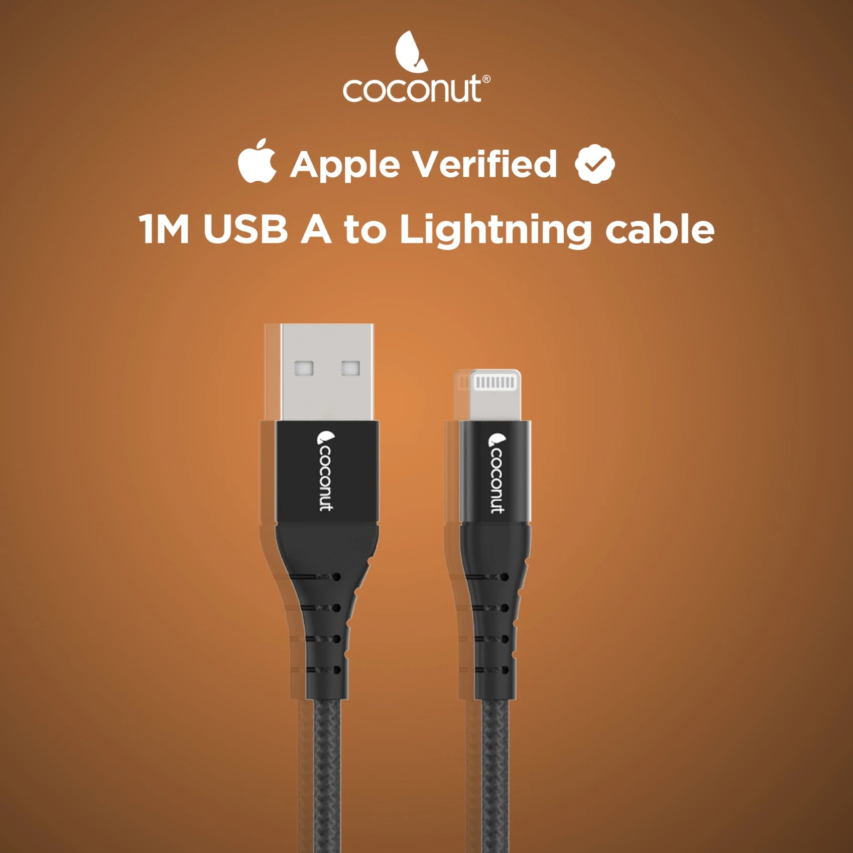 MC01 MFi Certified USB-A to Lightning Cable for fast charging