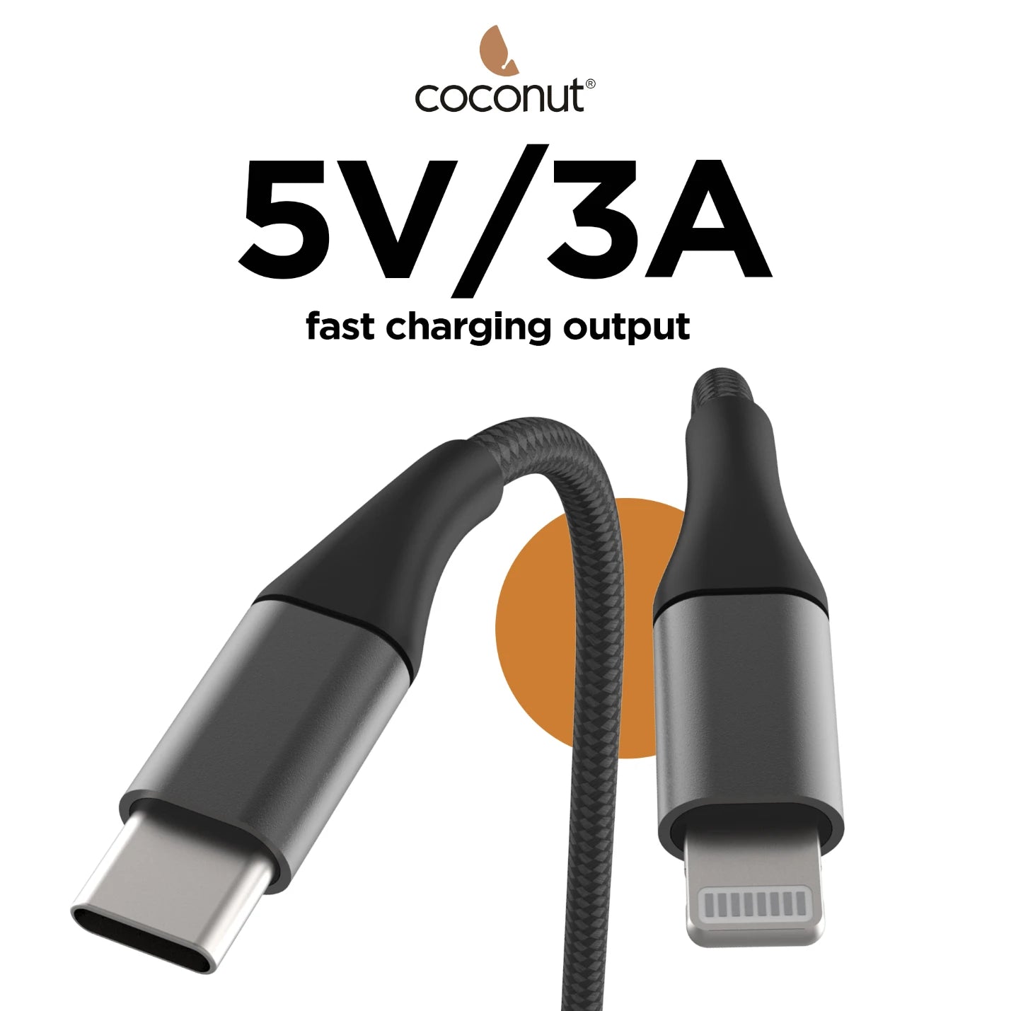 MC02 MFi Certified USB-C to Lightning Cable for fast charging