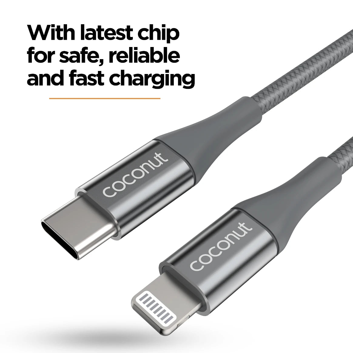 MC02 MFi Certified USB-C to Lightning Cable for fast charging
