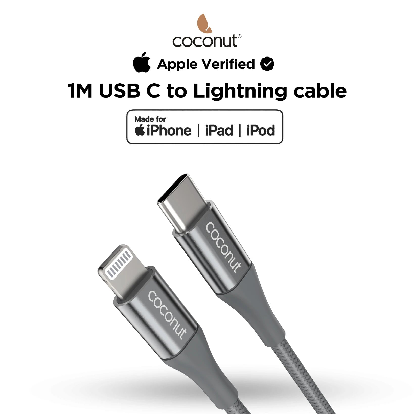 MC02 Mfi Certified USB C to Lightning Cable